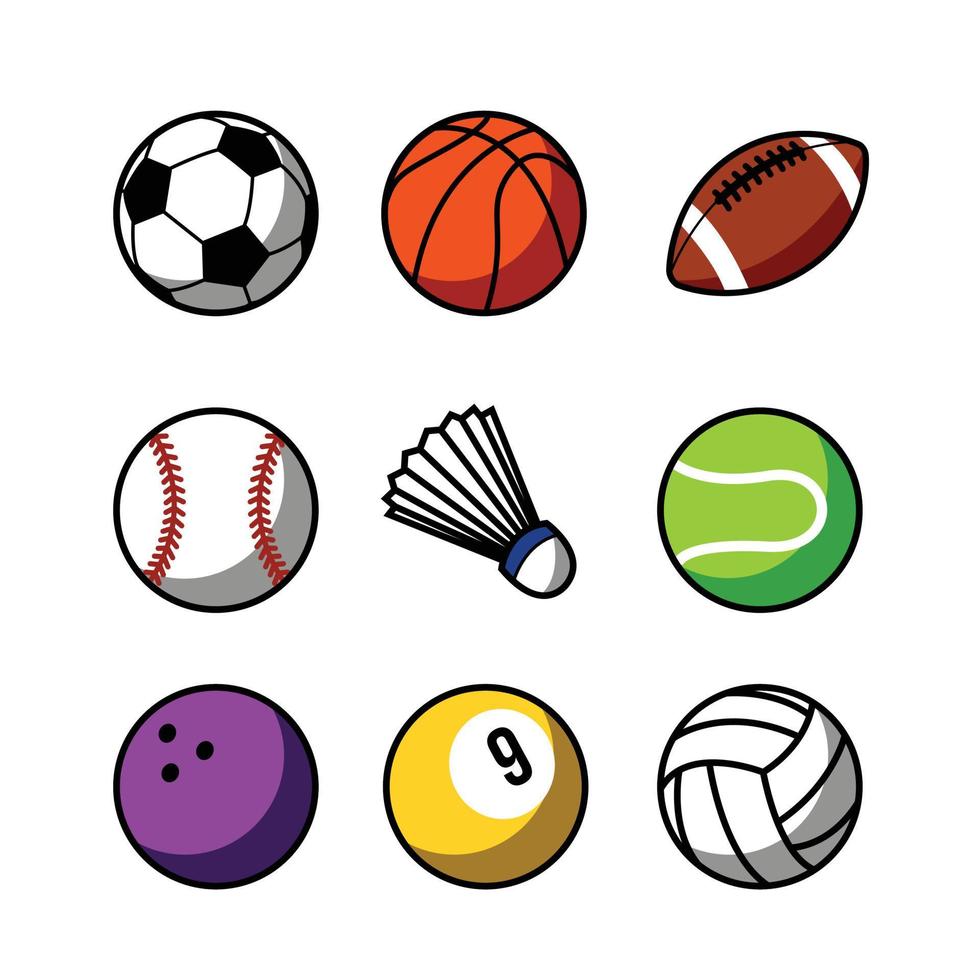 ball illustration collection vector