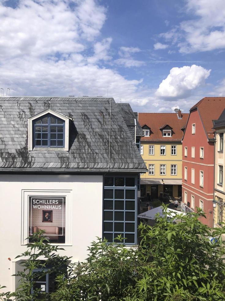 weimar, alemania, 14 de julio de 2020 - fachada exterior del museo schiller foto