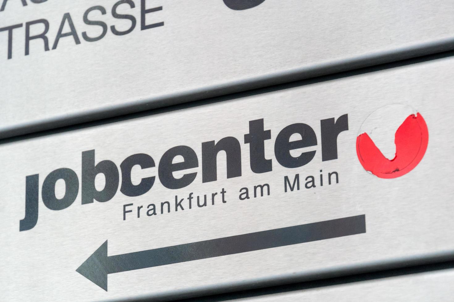 frankfurt am main, alemania, 27 de junio de 2020 - logotipo de german jobcenter foto