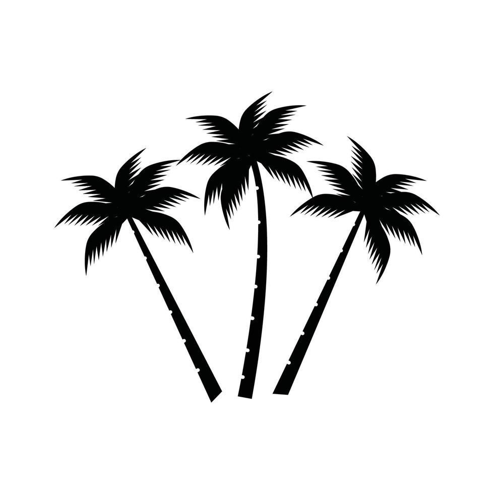 coconut tree icon vector illustration