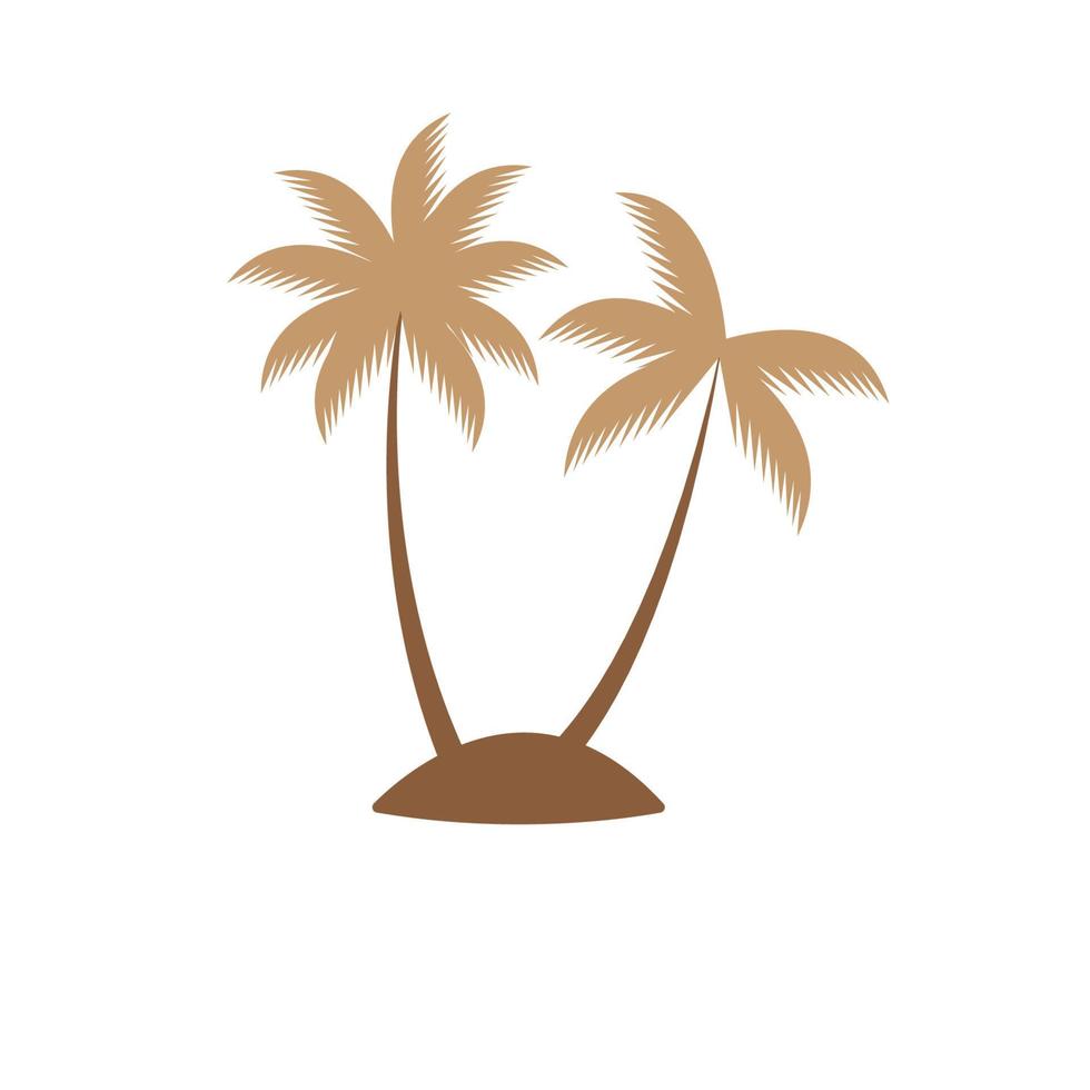 coconut tree icon vector illustration