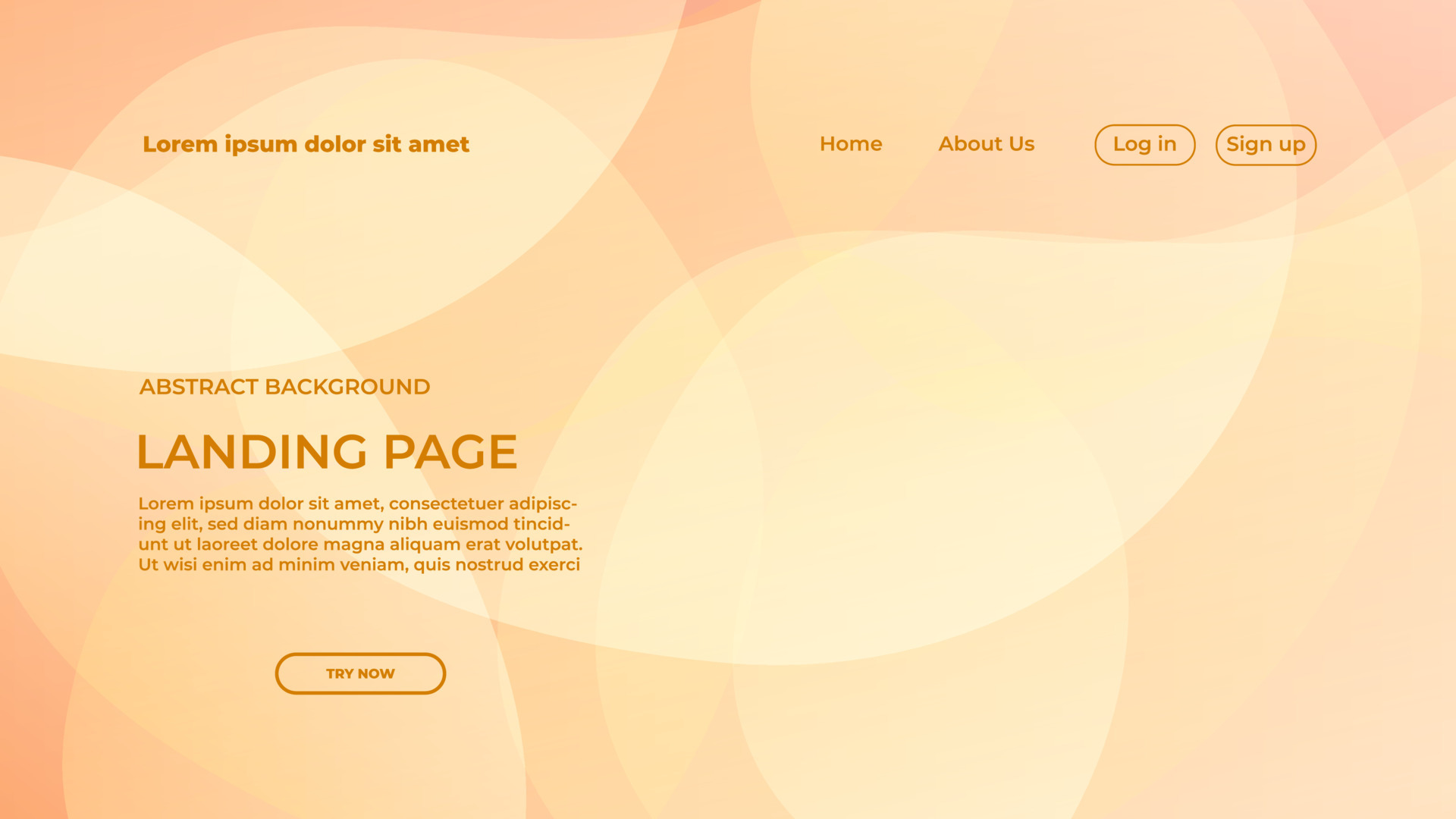 Landing Page Background Design Template 5209839 Vector Art at Vecteezy