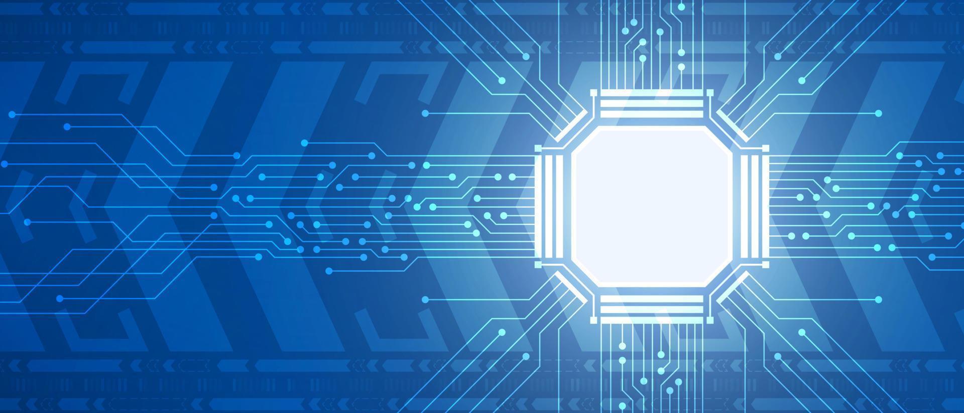 digital circuit board pattern vector