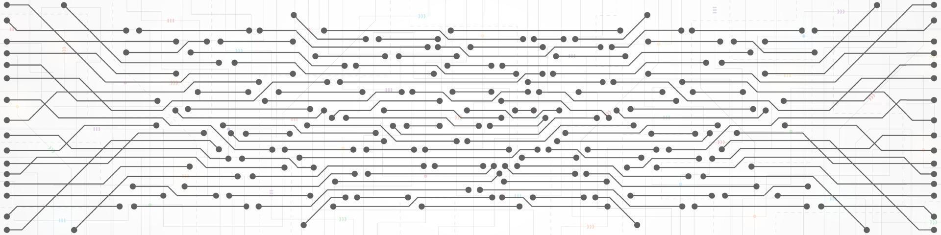 Abstract Technology Background, circuit board pattern vector