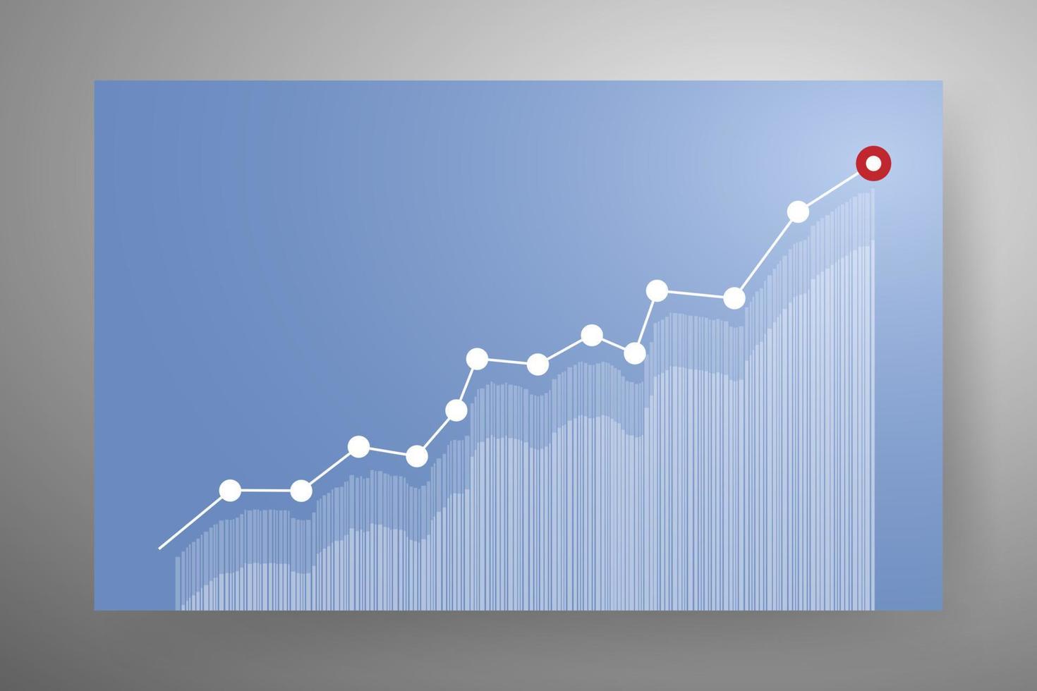 Graph up concept vector