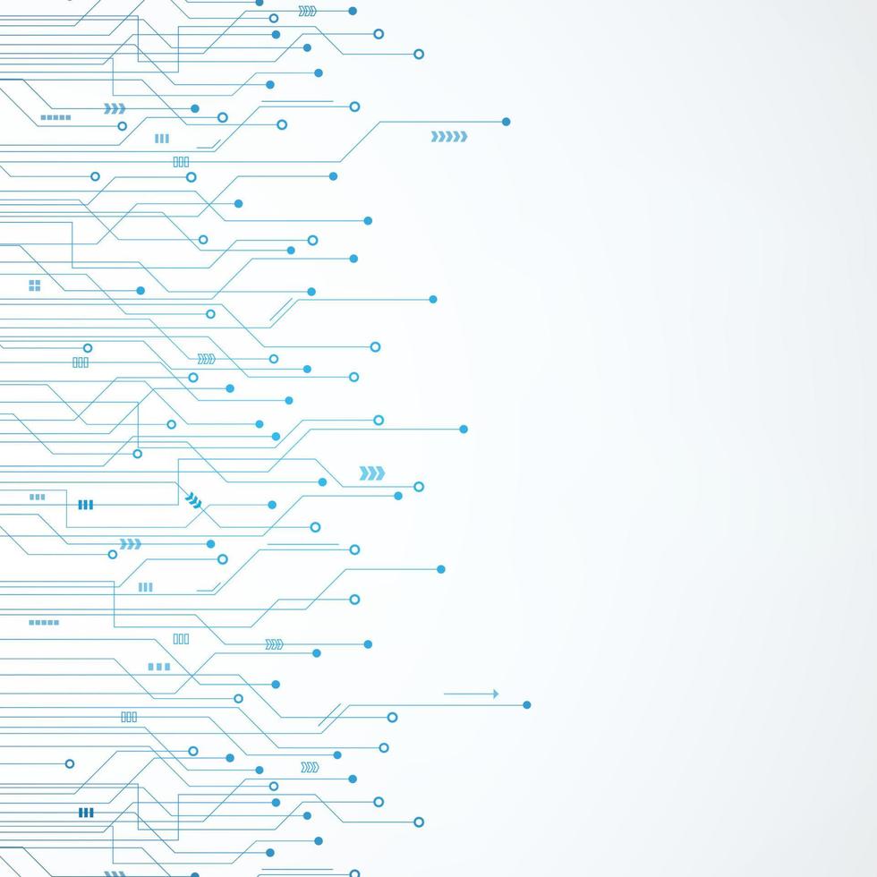 Abstract Technology Background, circuit board pattern vector