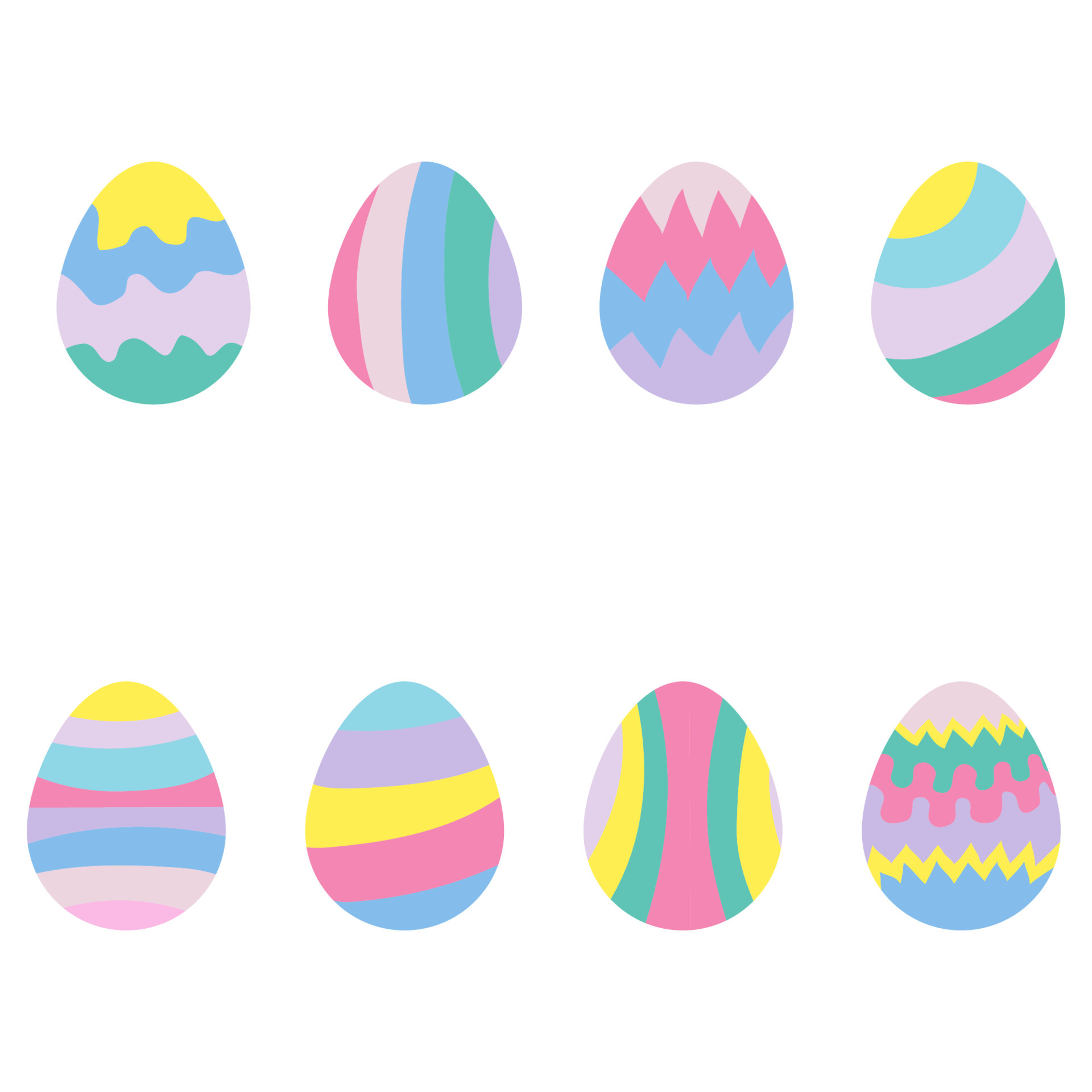 Pastel easter eggs new arrivals