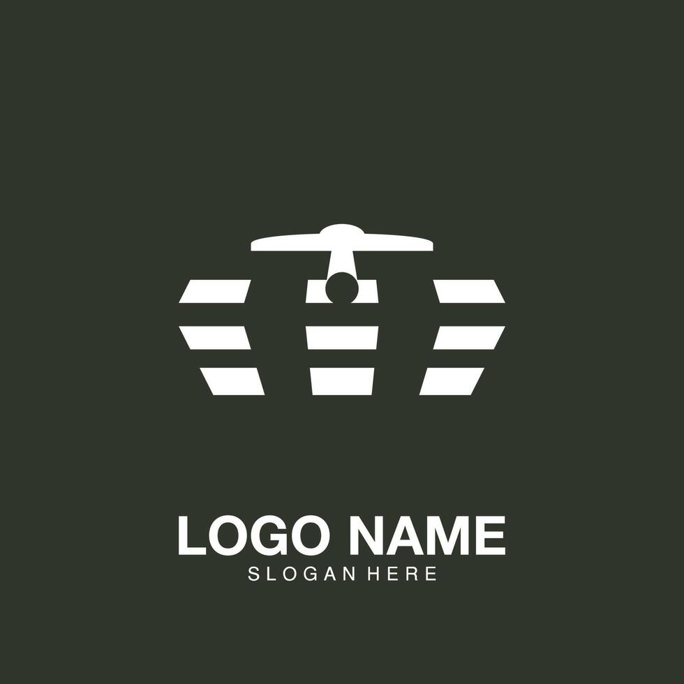 logo tanque icono símbolo vector ilustración