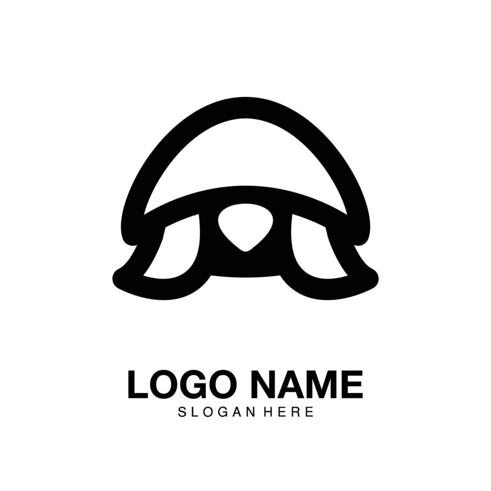logo tortuga icono símbolo vector ilustración