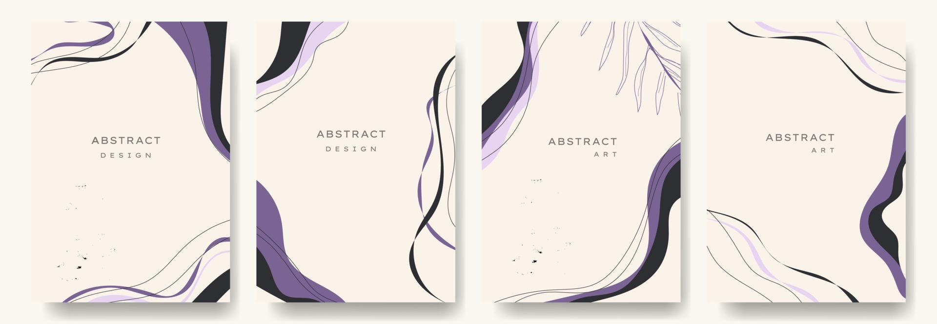 fondos vectoriales abstractos modernos. estilo minimalista de moda. varias formas configuran plantillas de diseño buenas para la tarjeta de fondo saludo papel tapiz folleto volante invitación y otros. ilustración vectorial vector