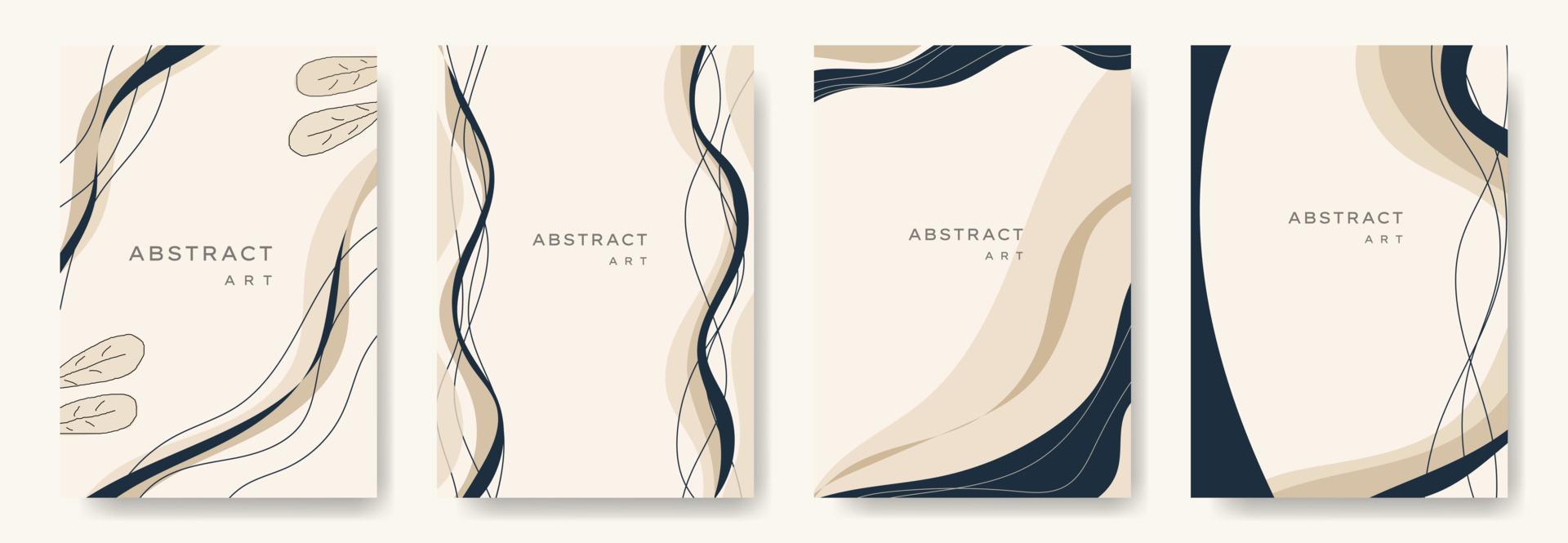 fondos vectoriales abstractos modernos. estilo minimalista de moda. varias formas configuran plantillas de diseño buenas para la tarjeta de fondo saludo papel tapiz folleto volante invitación y otros. ilustración vectorial vector