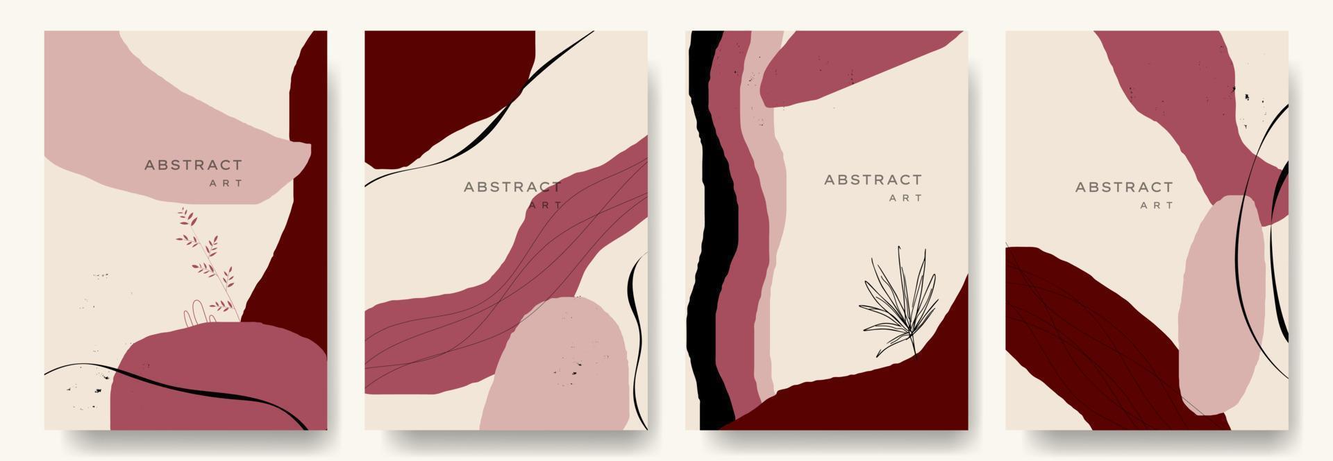 Modern abstract vector backgrounds.minimal trendy style. various shapes set up design templates good for background  card greeting wallpaper brochure flier invitation and other. vector illustration