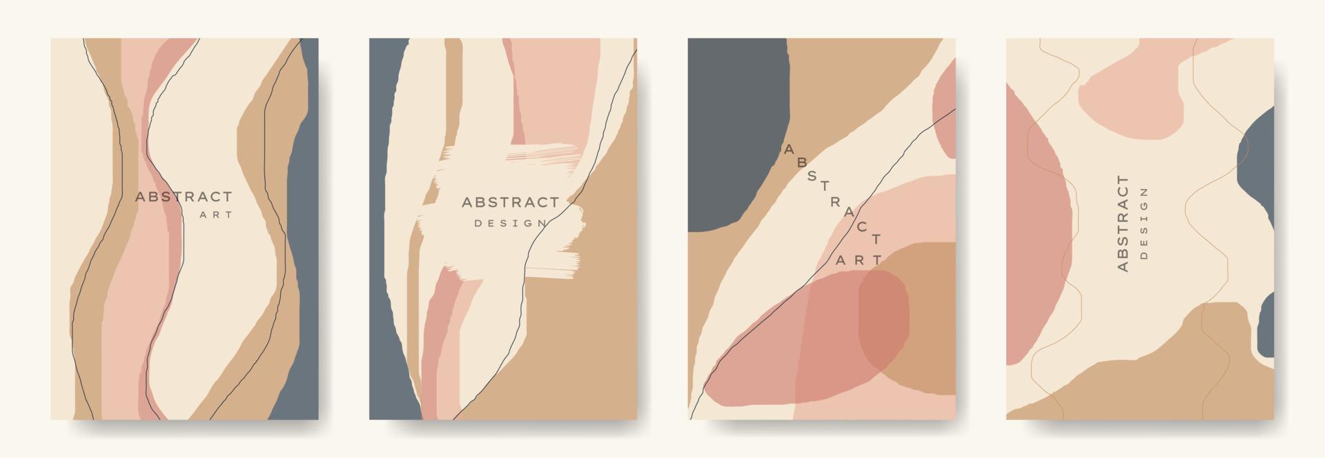 Modern abstract vector backgrounds.minimal trendy style. various shapes set up design templates good for background  card greeting wallpaper brochure flier invitation and other. vector illustration