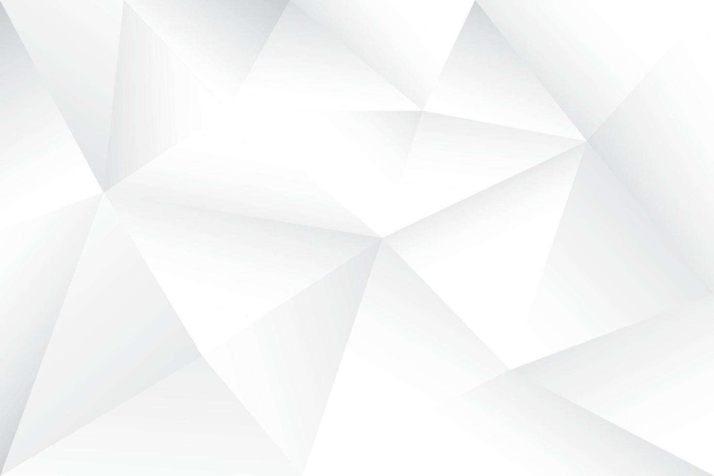 Abstract gray and white polygon background. Vector illustration.