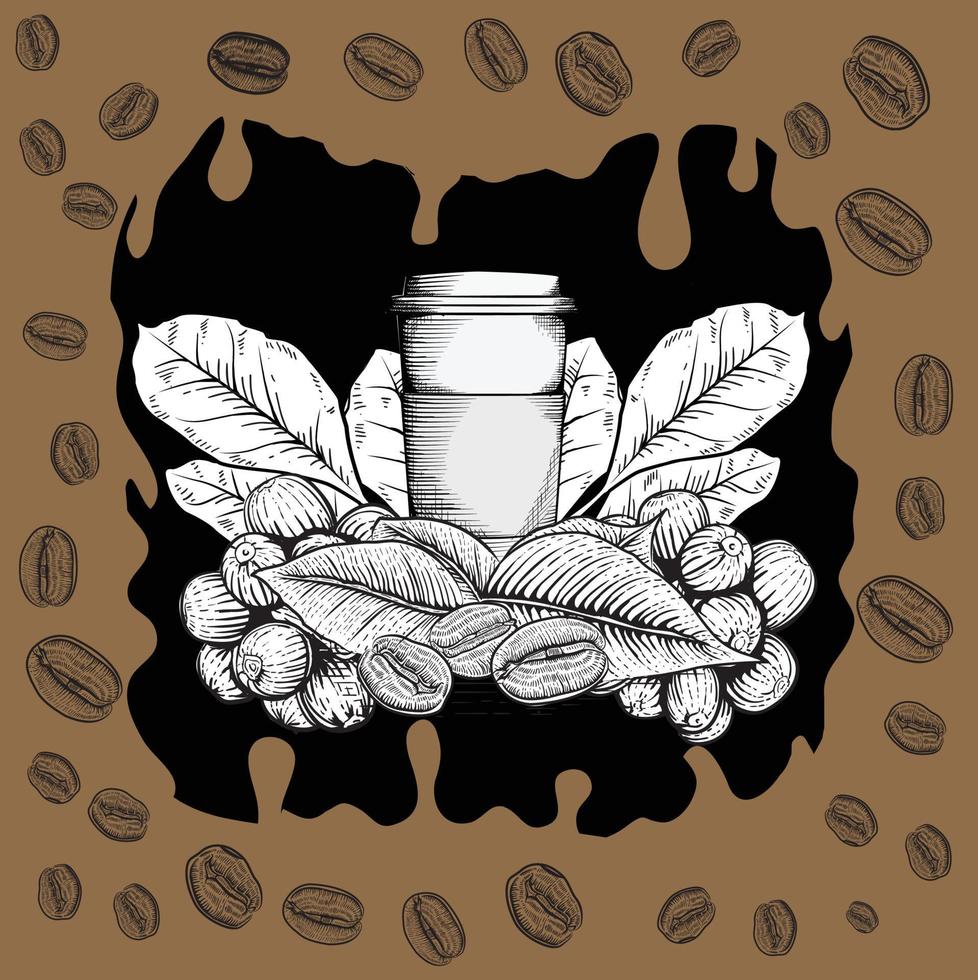 coffee illustration free vector