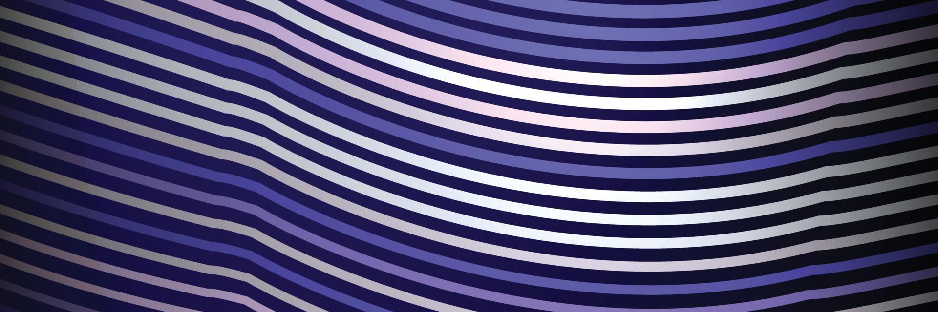 banner Wave Lines Pattern an Abstract Stripe Background, Vector
