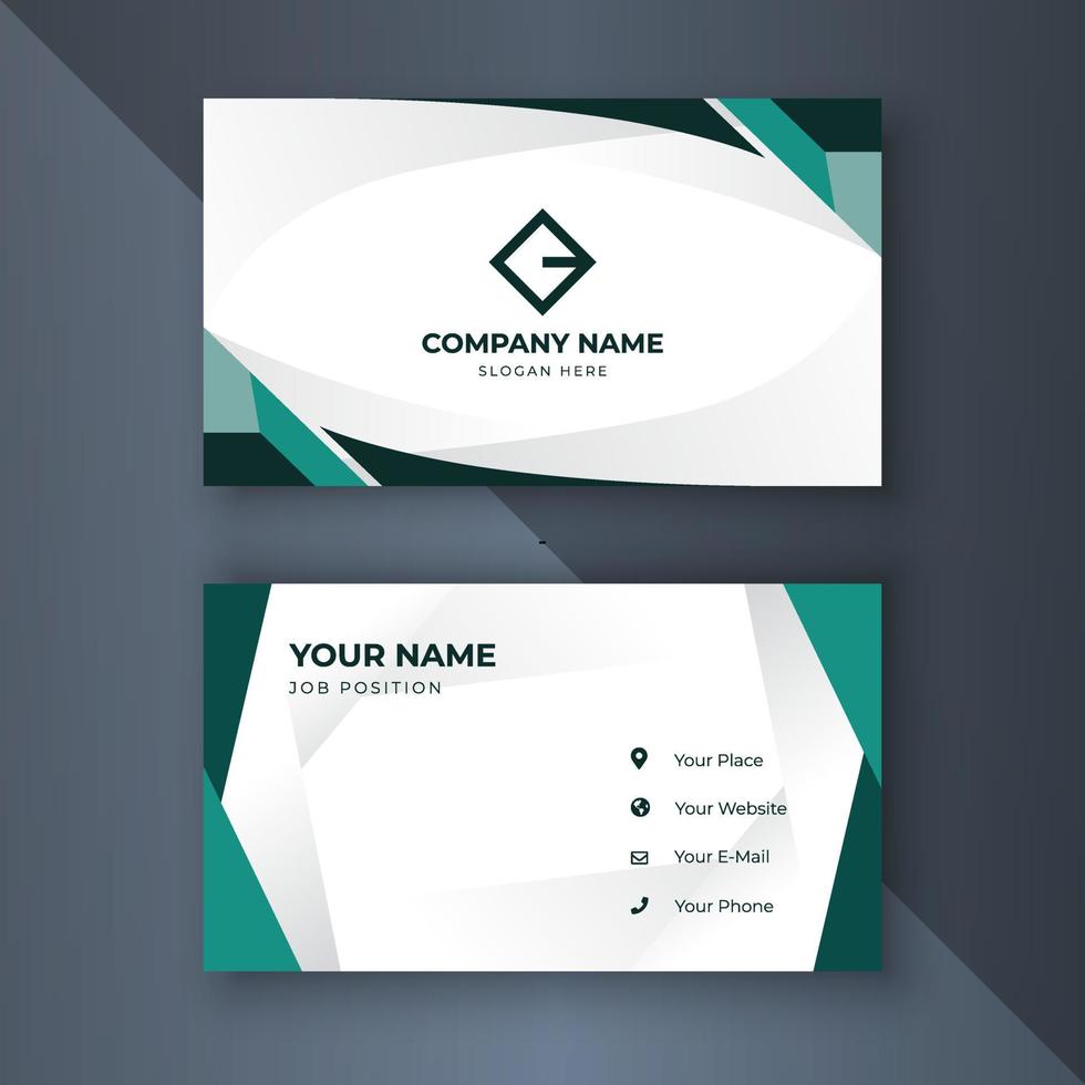 Creative coorporate business card Template modern and Clean design vector