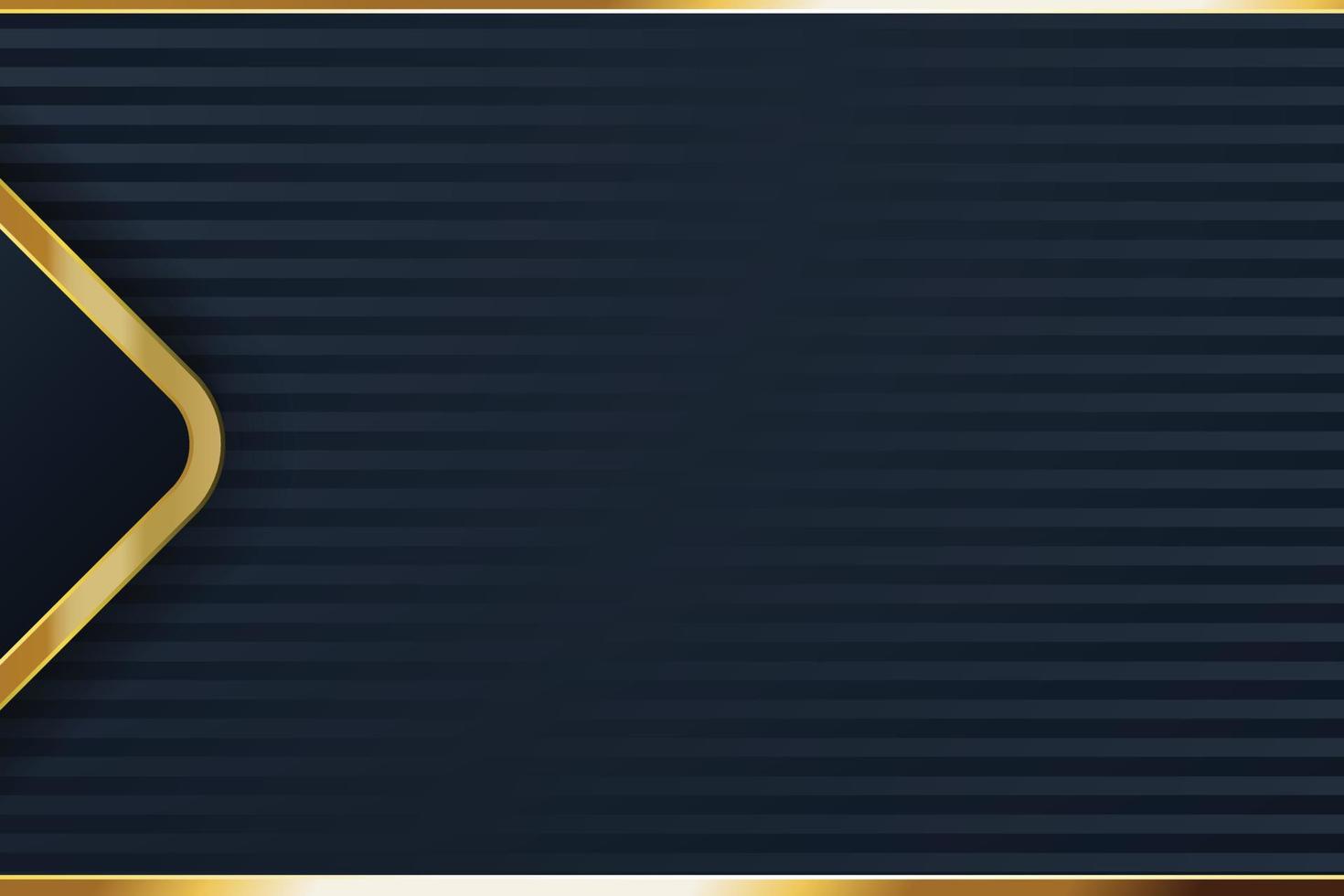 gold banner design with minimalist modern style gold luxury vector