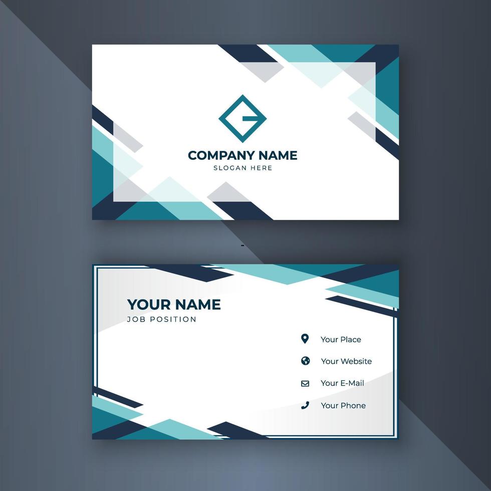 Creative coorporate business card Template modern vector