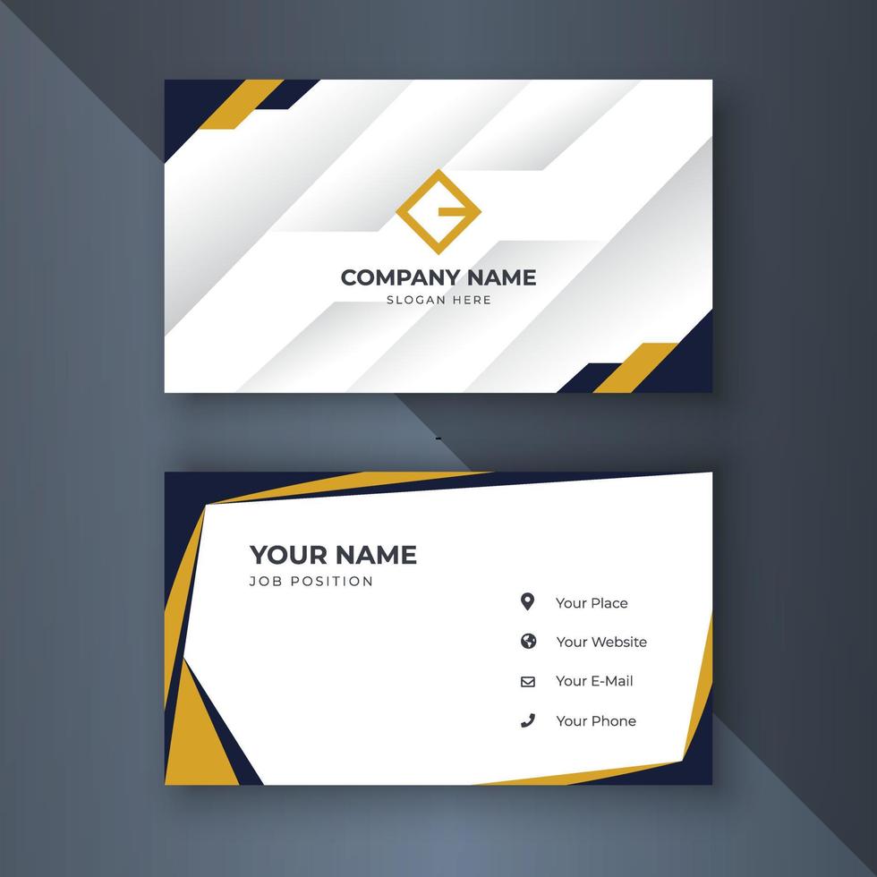 Creative coorporate business card Template modern vector