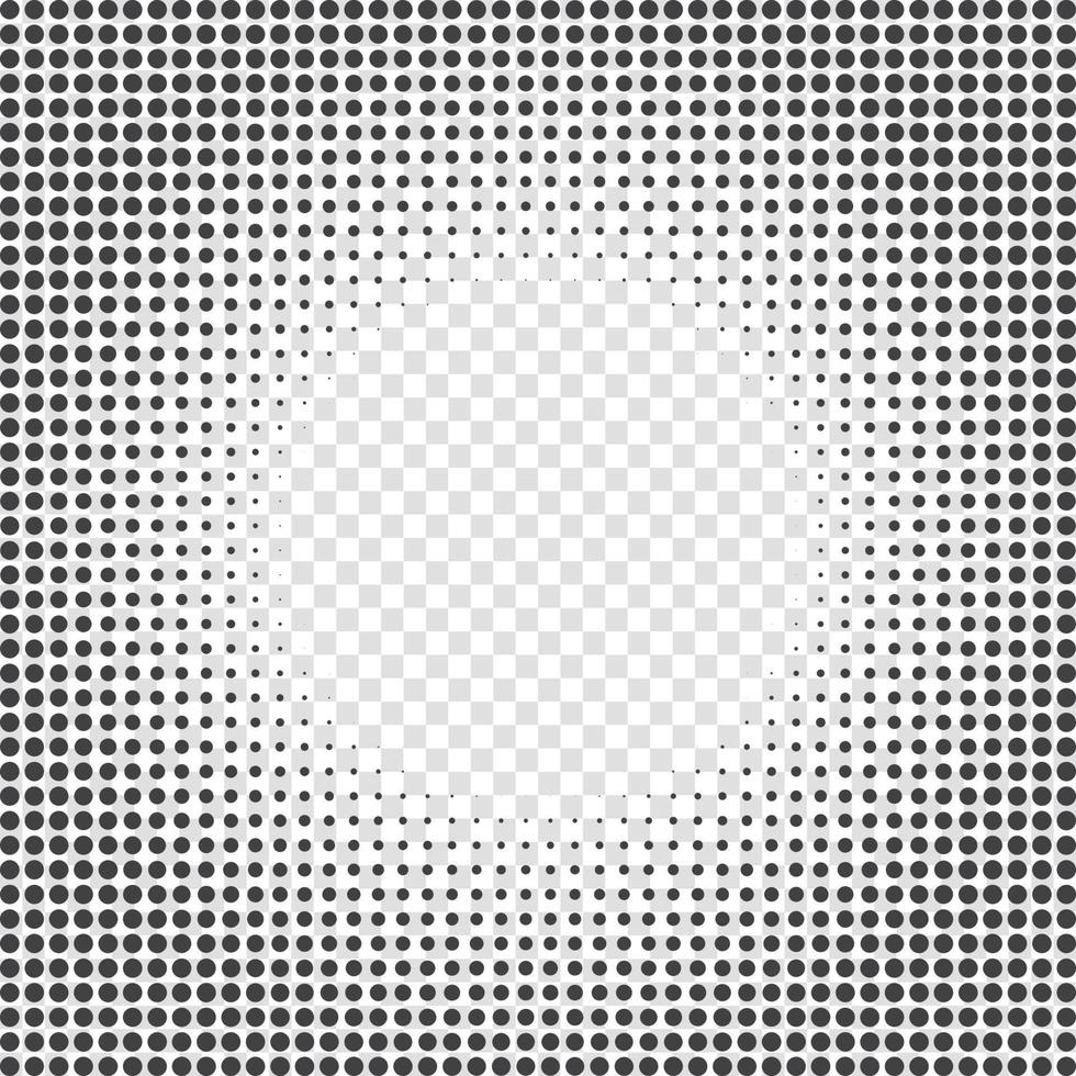 Halftone dots. Monochrome vector texture background, DTP, comics, poster. Pop art style template. Vector illustration
