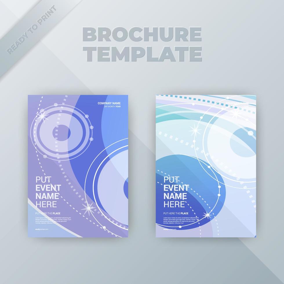 Flyer brochure design template cover. business cover size A4 template vector