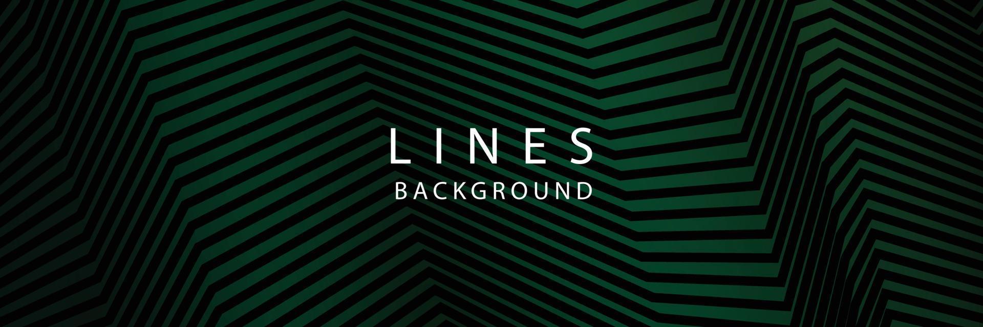 banner Wave Lines Pattern an Abstract Stripe Background, Vector