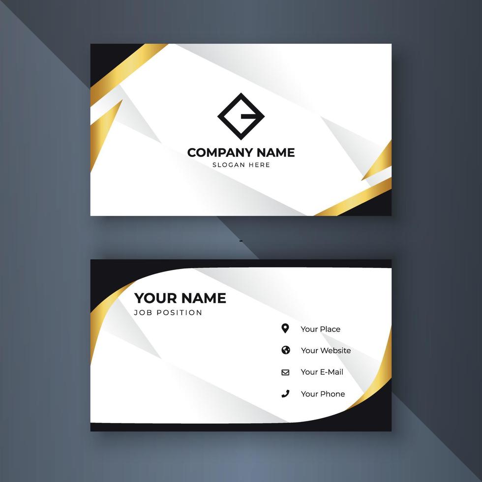 Creative coorporate business card Template modern and Clean design vector