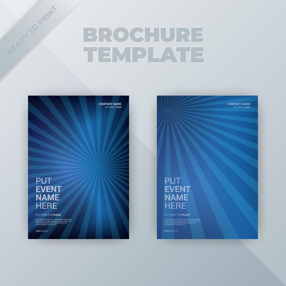 Flyer brochure design template cover. business cover size A4 template vector