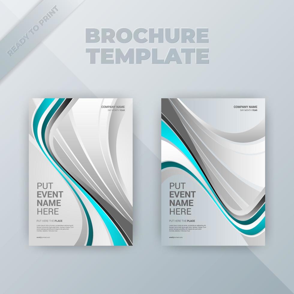 Flyer brochure design template cover. business cover size A4 template vector