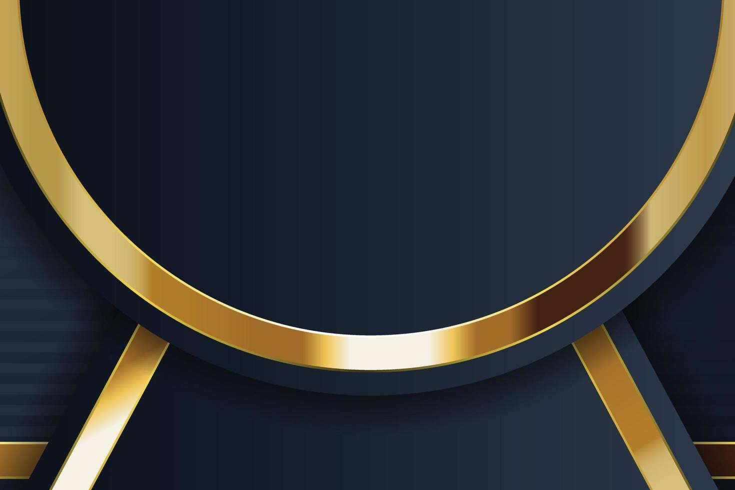 gold banner design with minimalist modern style gold luxury vector