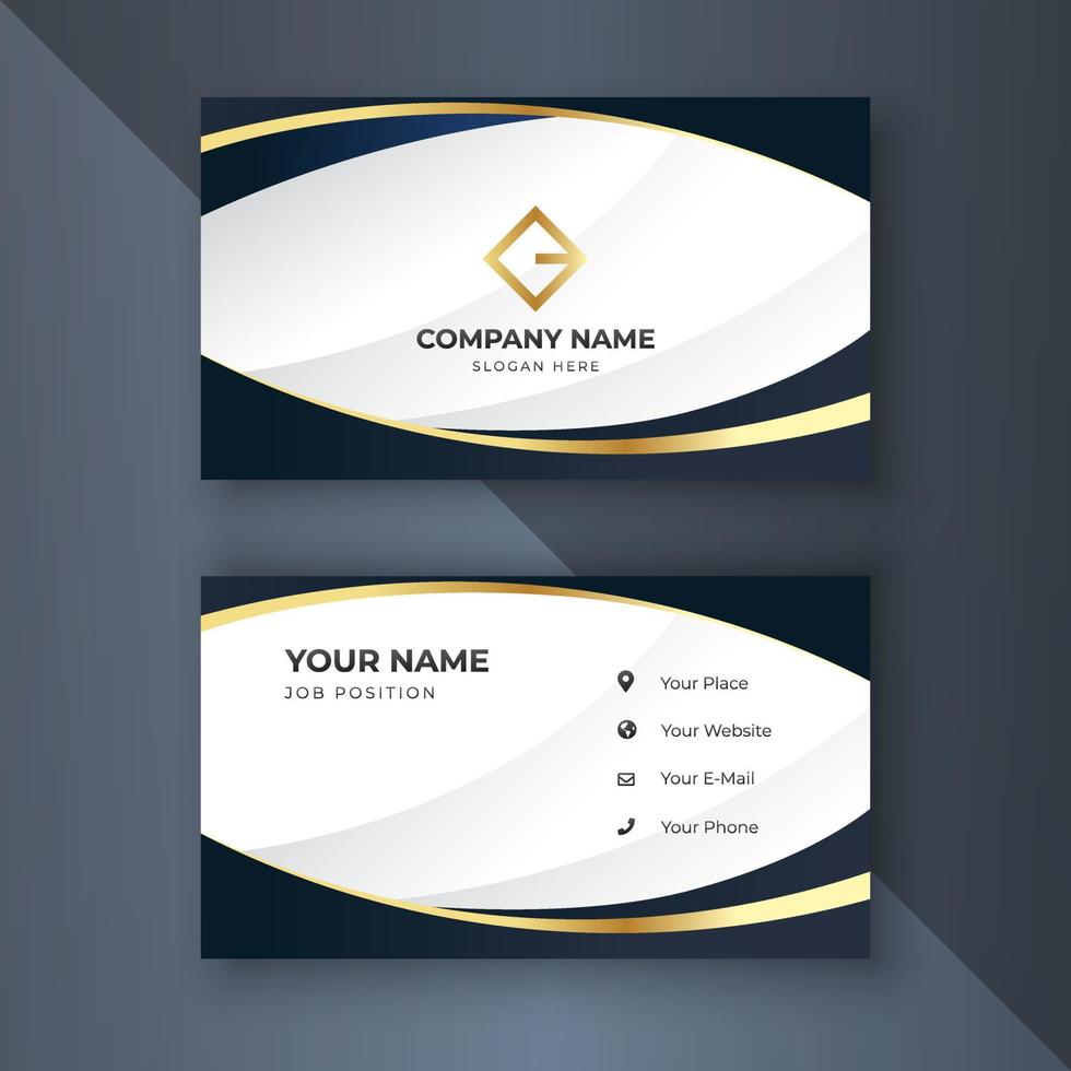 Creative coorporate business card Template modern and Clean design vector