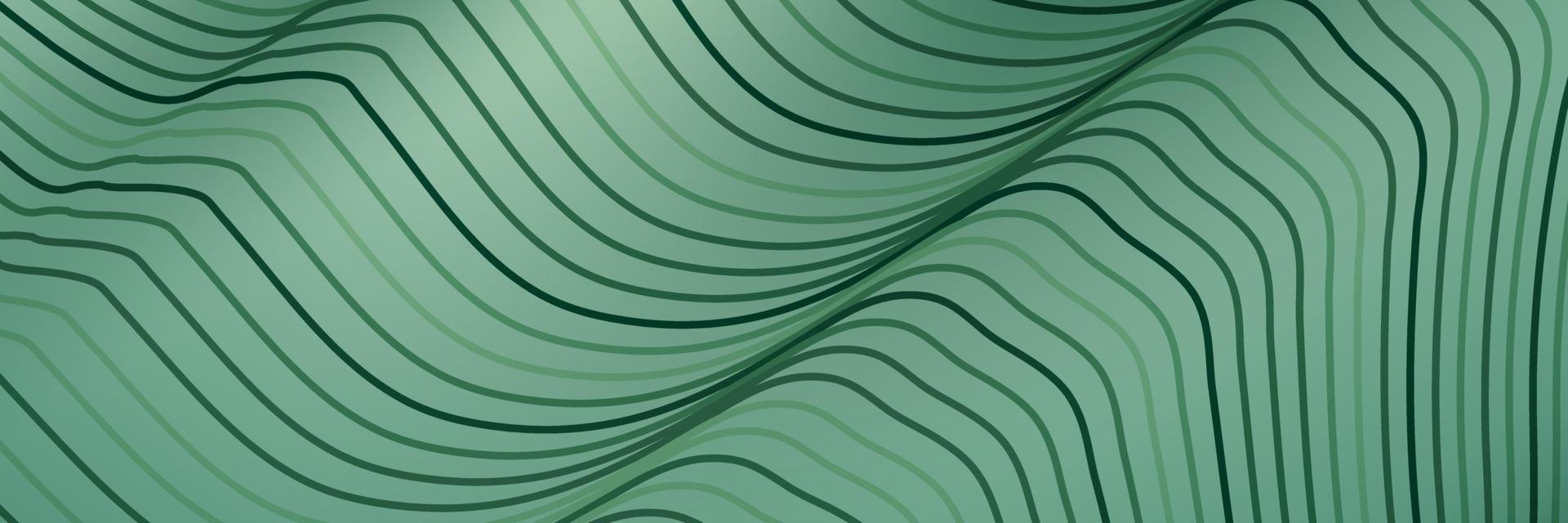 patrón de líneas de onda de banner un fondo de banda abstracto, vector