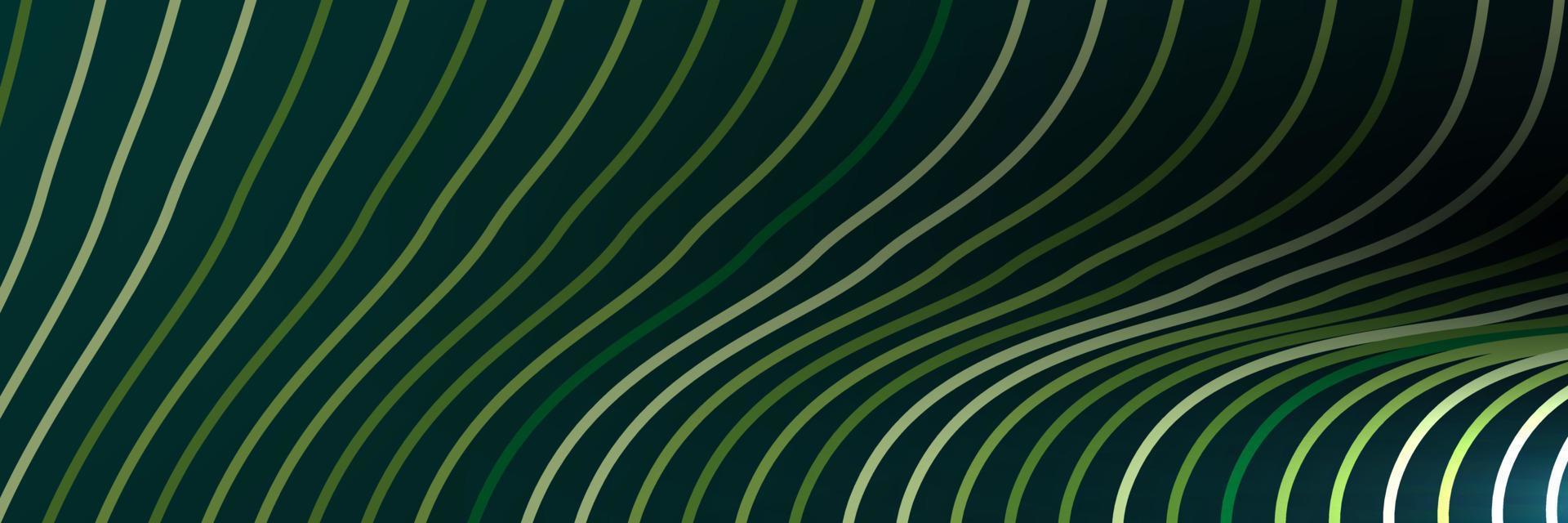 banner Wave Lines Pattern an Abstract Stripe Background, Vector