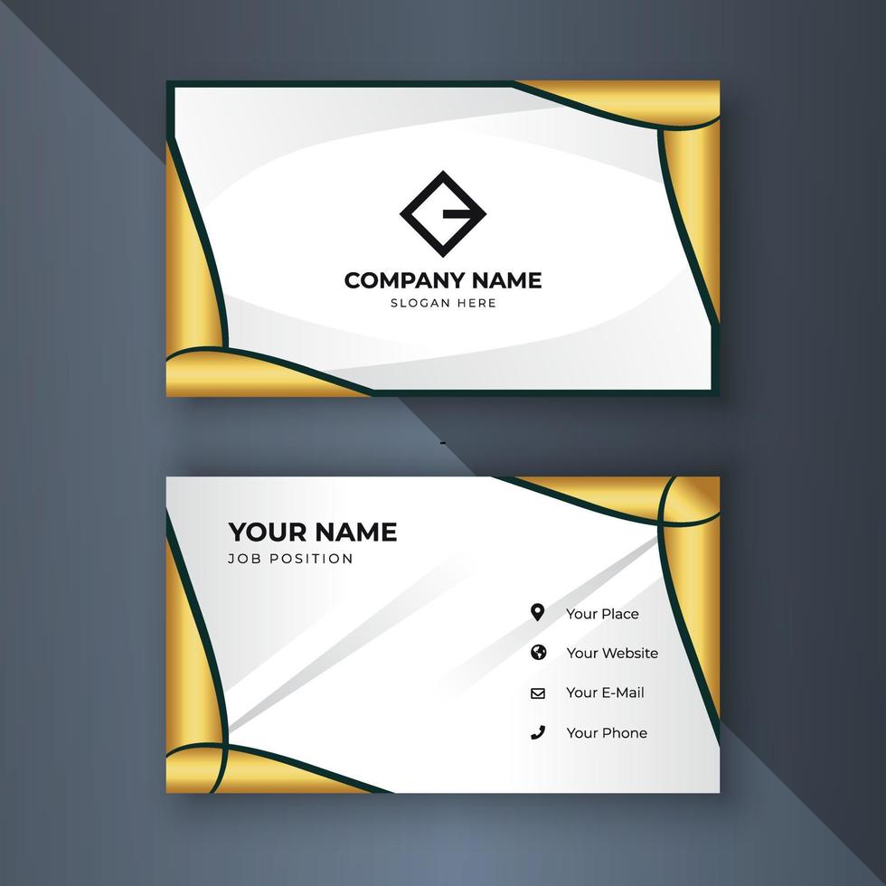 Creative coorporate business card Template modern and Clean design vector