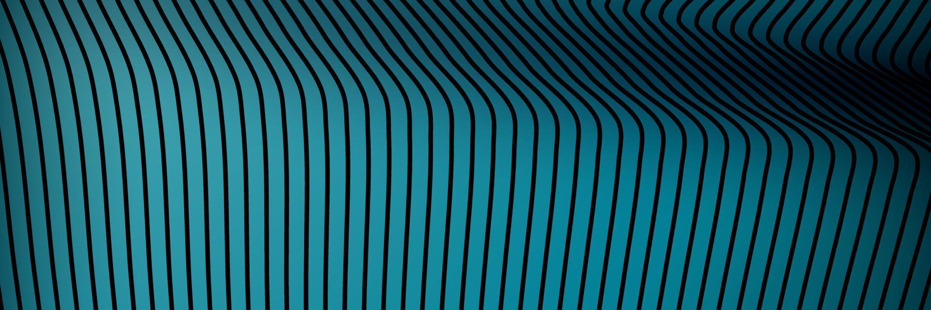 banner Wave Lines Pattern an Abstract Stripe Background, Vector