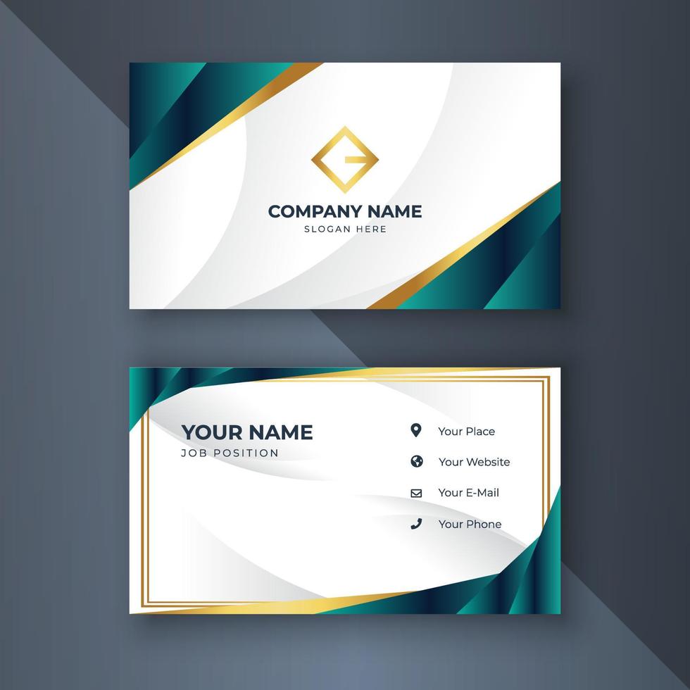Creative coorporate business card Template modern and Clean design vector