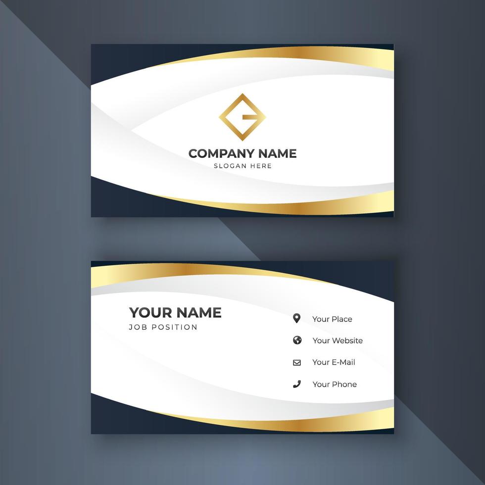 Creative coorporate business card Template modern and Clean design vector