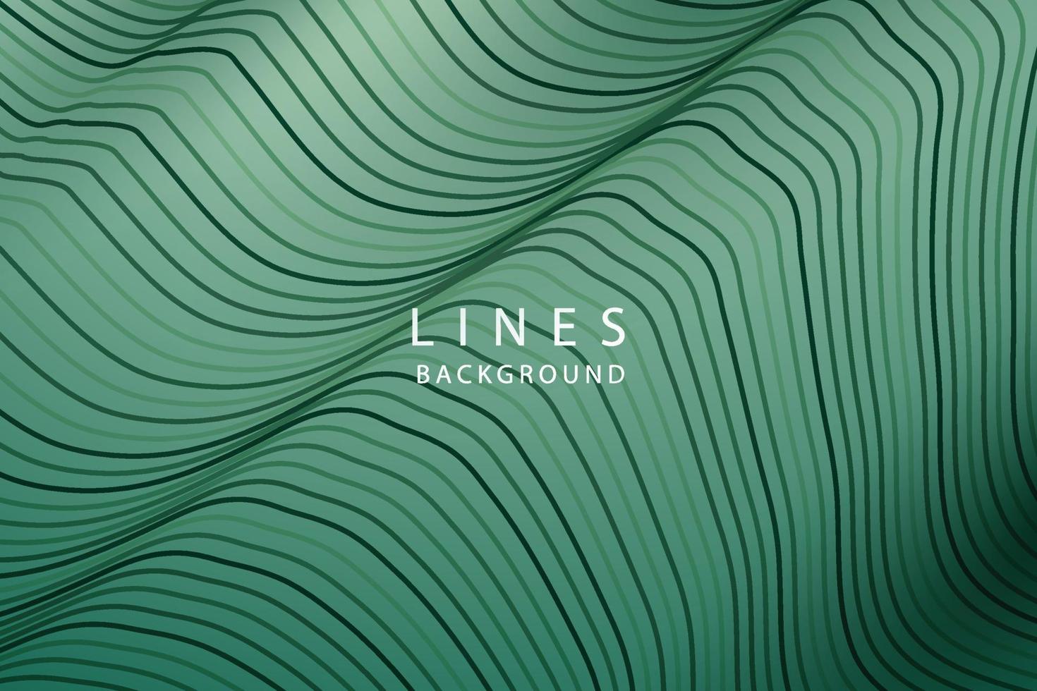 banner Wave Lines Pattern an Abstract Stripe Background, Vector