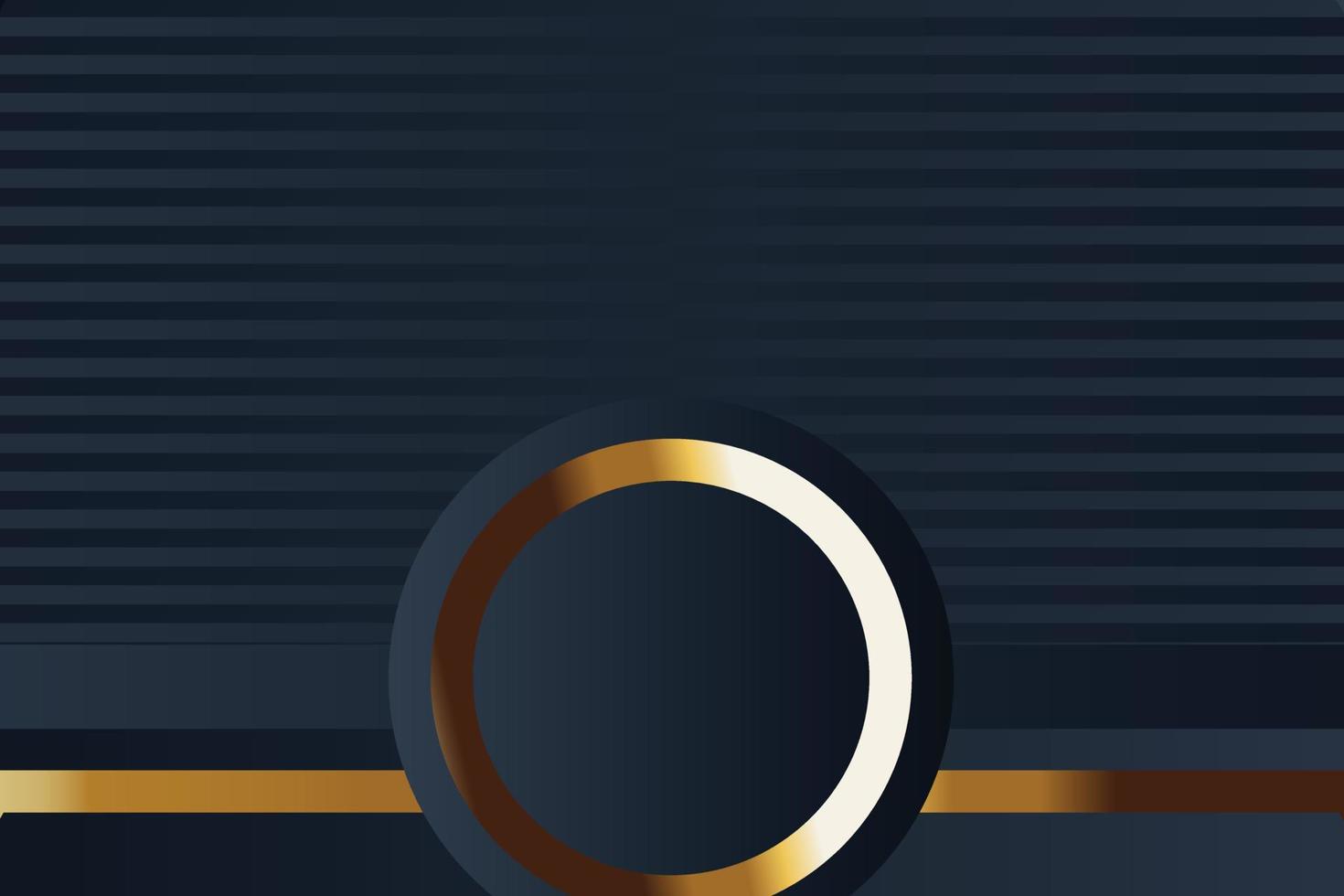 gold banner design with minimalist modern style gold luxury vector