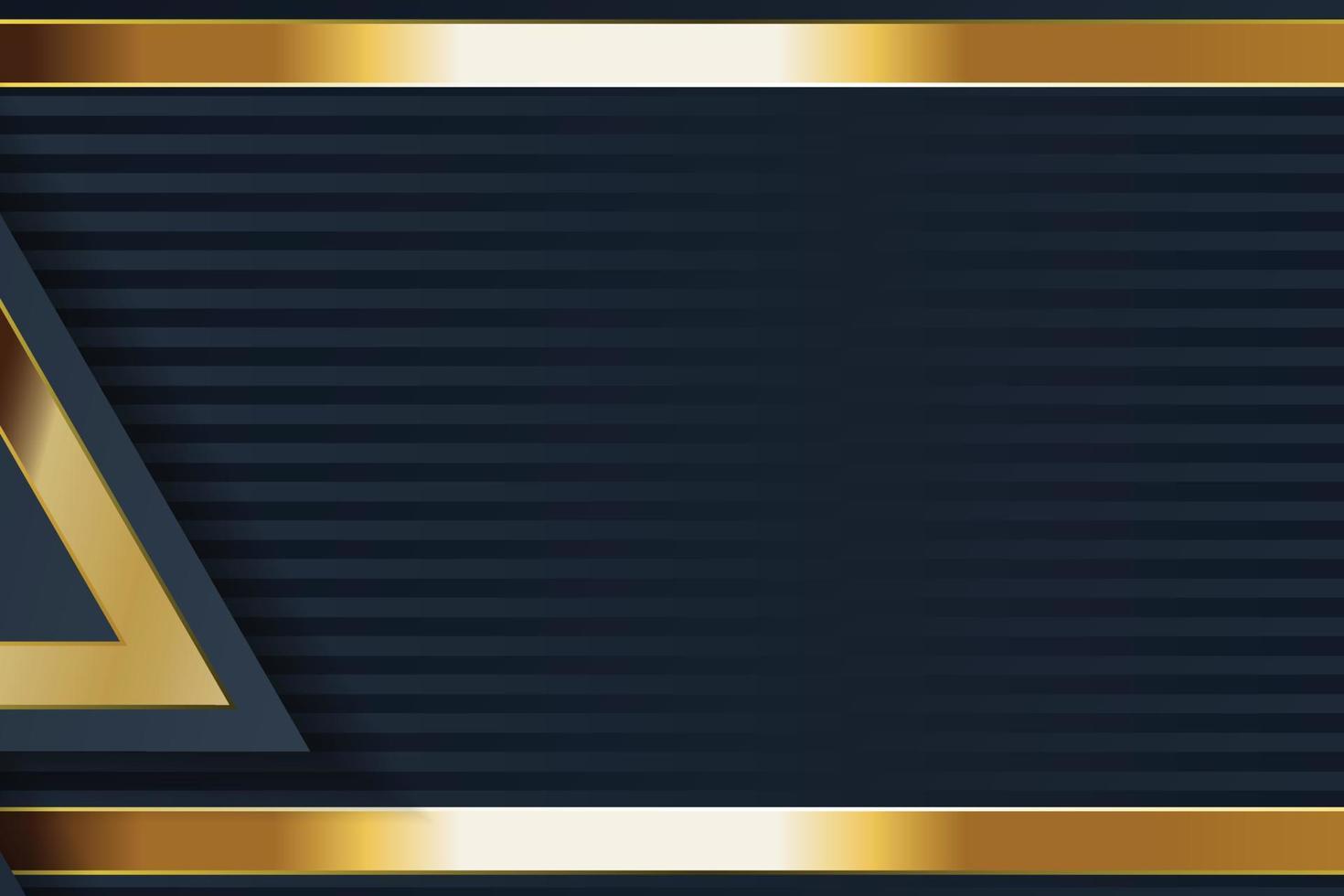 gold banner design with minimalist modern style gold luxury vector
