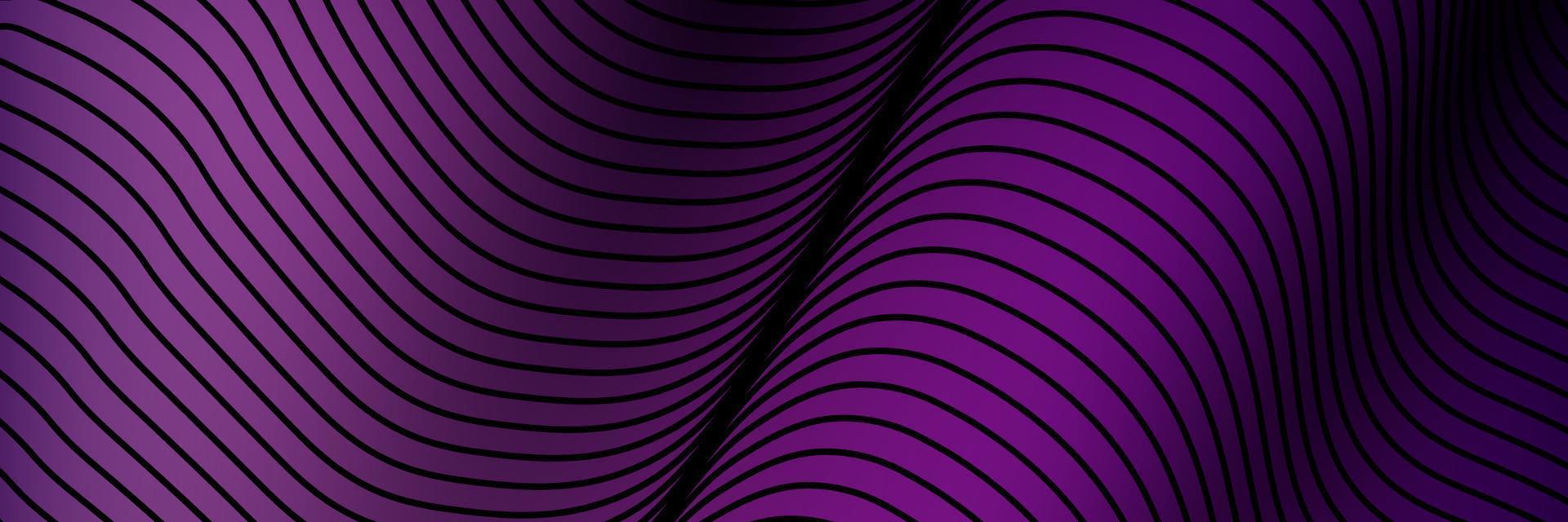 banner Wave Lines Pattern an Abstract Stripe Background, Vector
