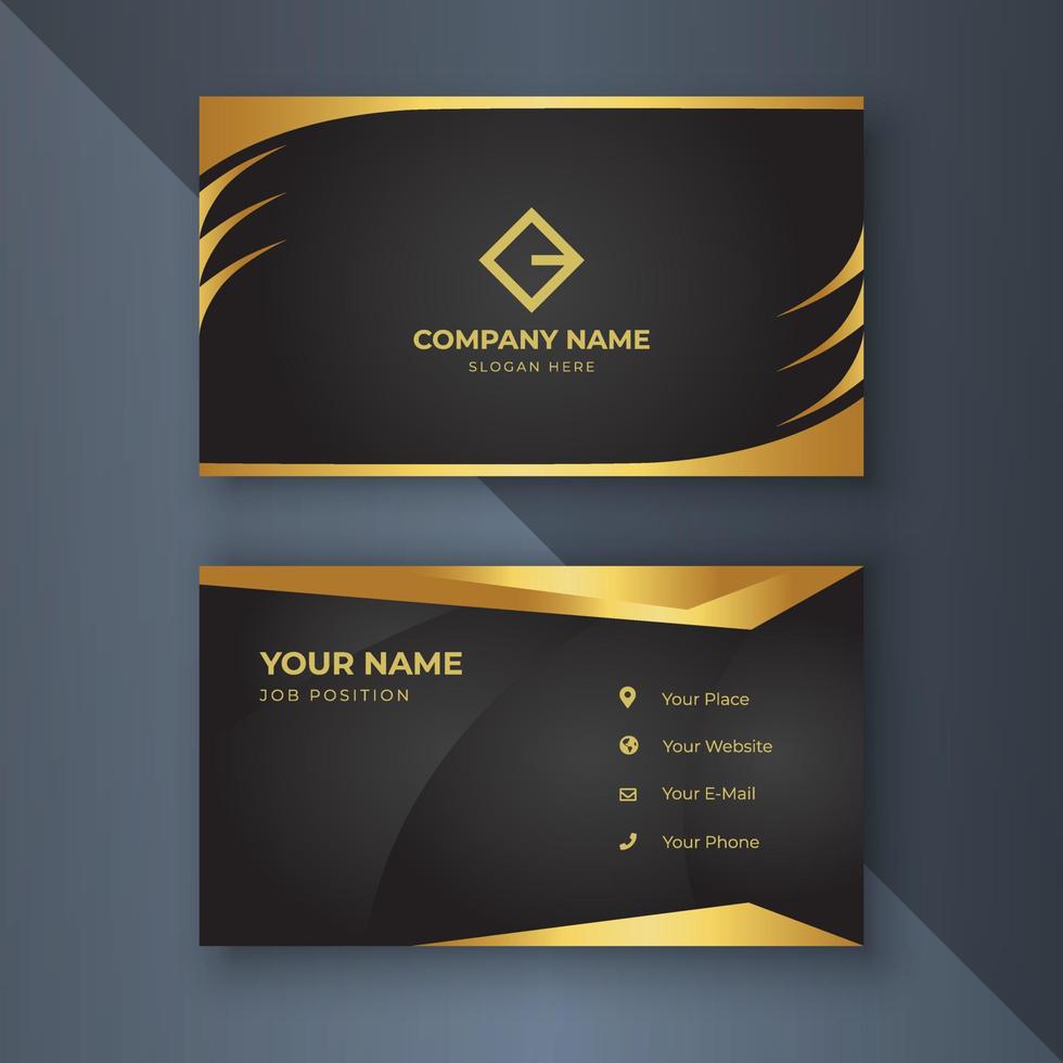 Creative coorporate business card Template modern and Clean design vector