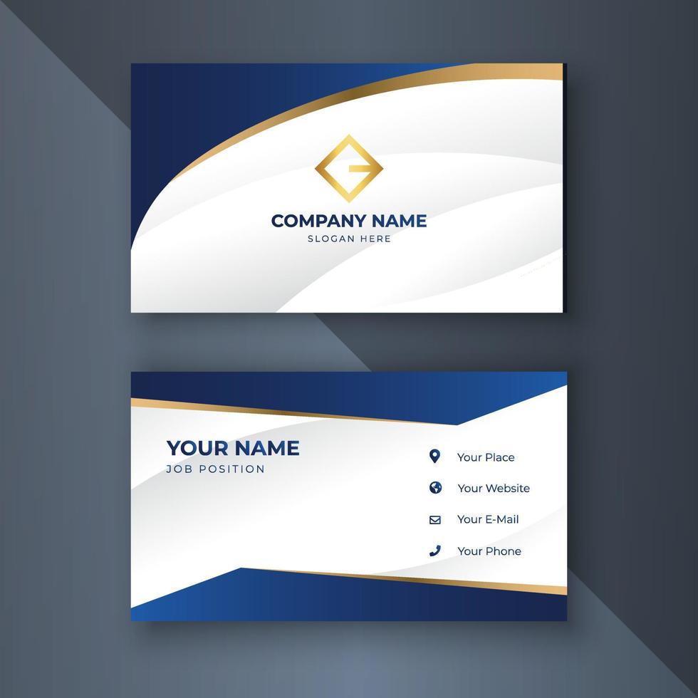 Creative coorporate business card Template modern and Clean design vector