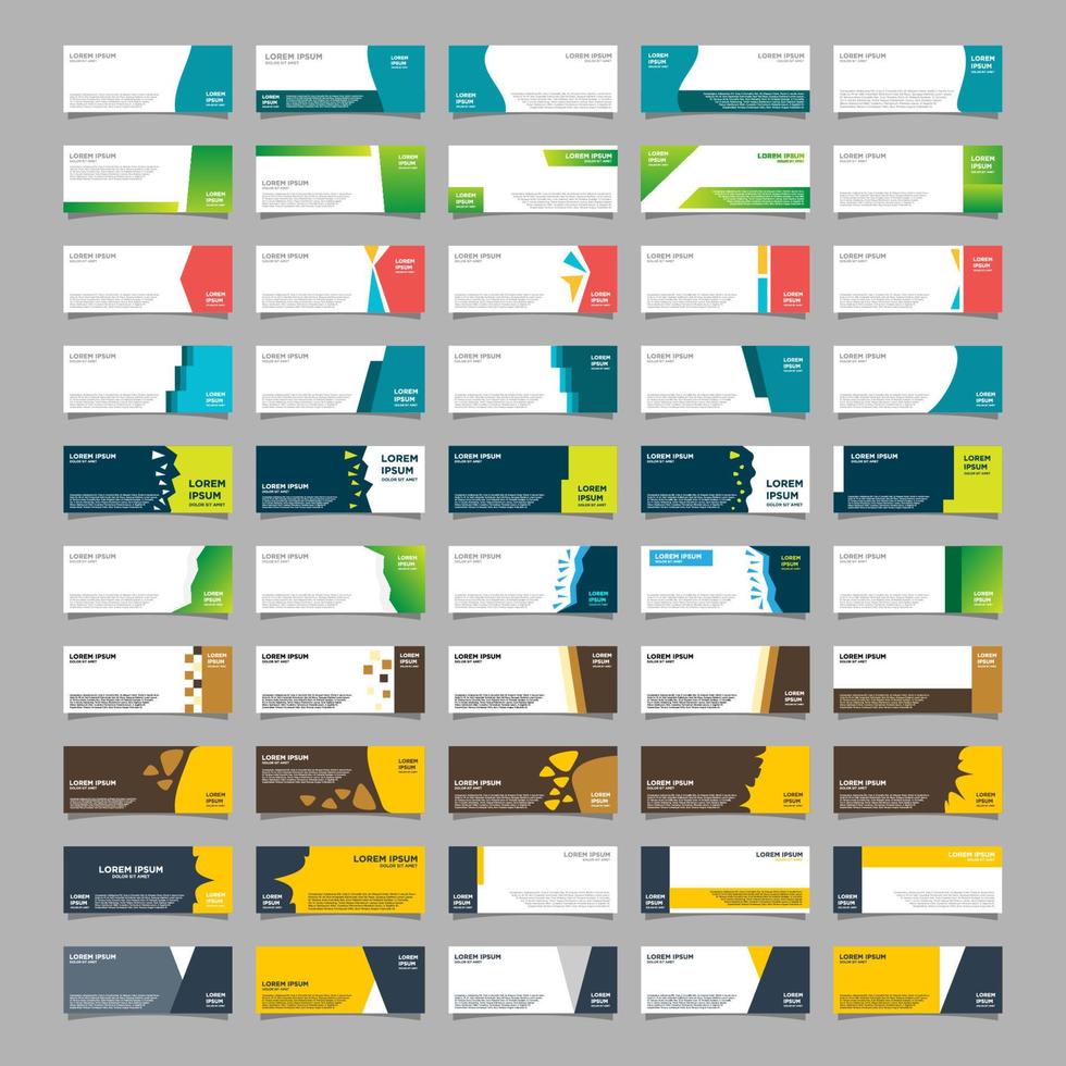 Giant collection of banners for business vector