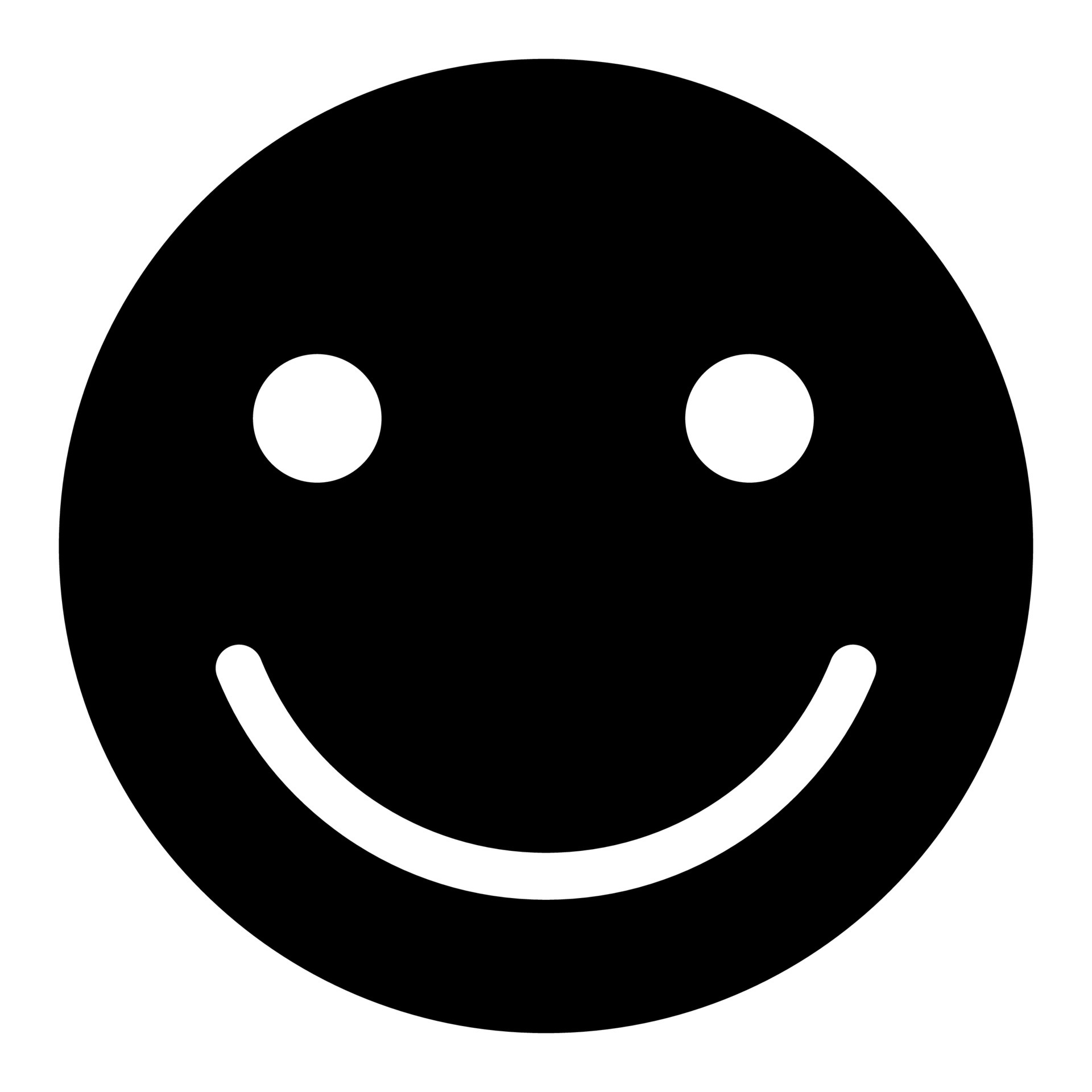 Smile black color 5214996 Vector Art at Vecteezy