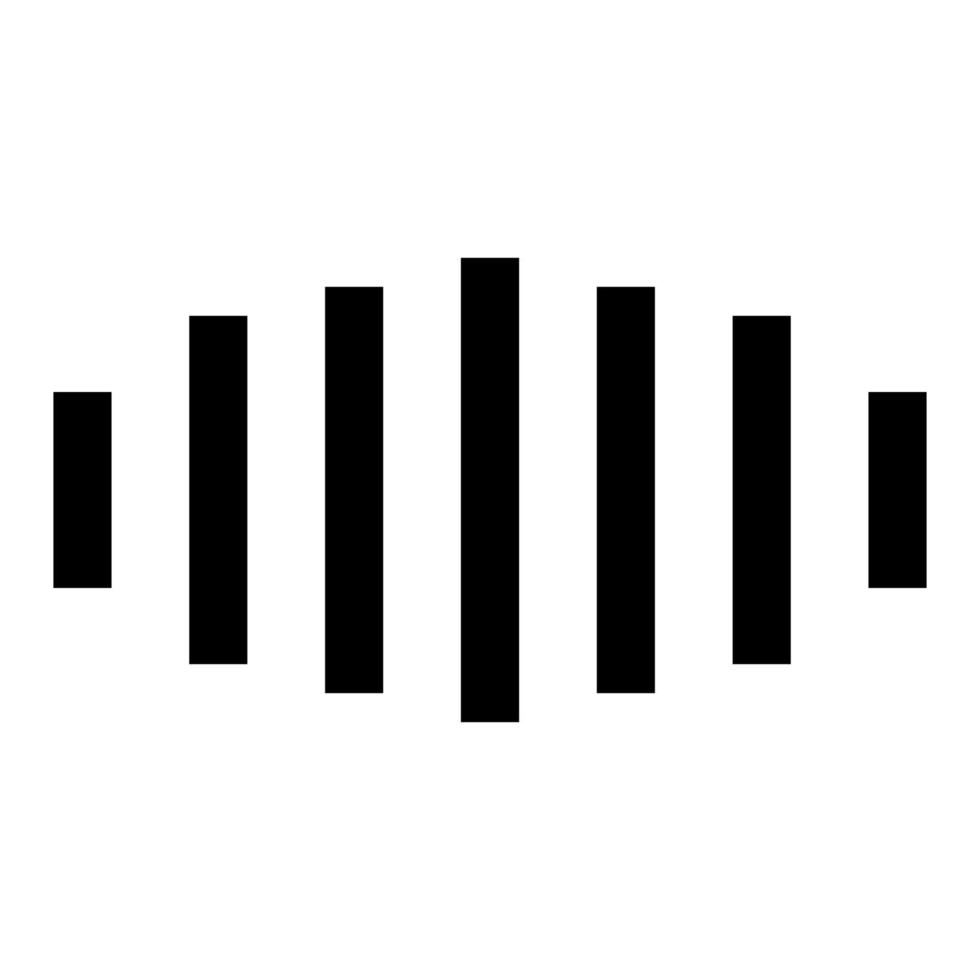 Digital signal black icon . vector