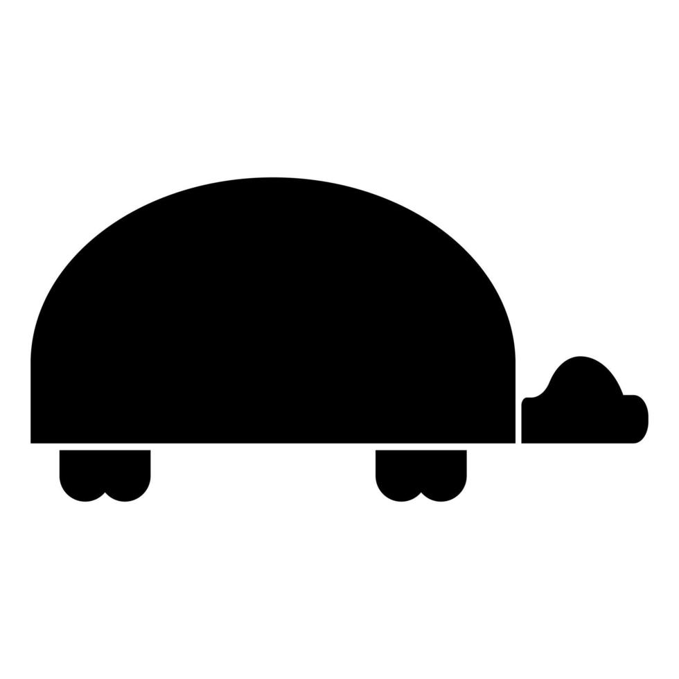 color negro tortuga vector