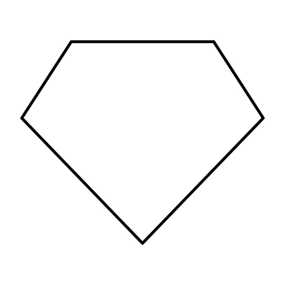 Superhero template black color icon . vector