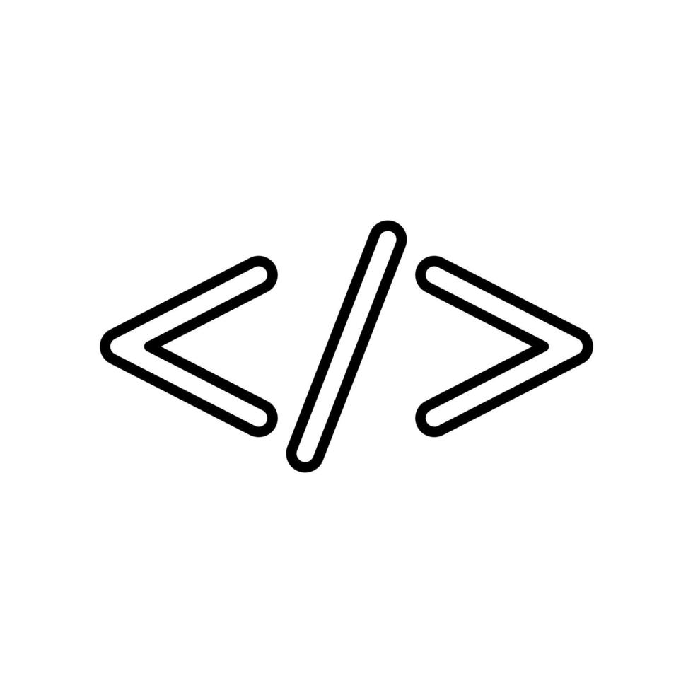código de símbolo icono de color negro. vector
